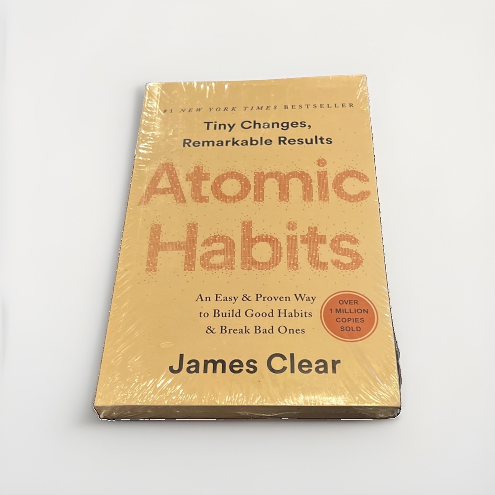 Atomic Habits: Tiny Changes, Remarkable Results Clear NEW Cellophane Paperback